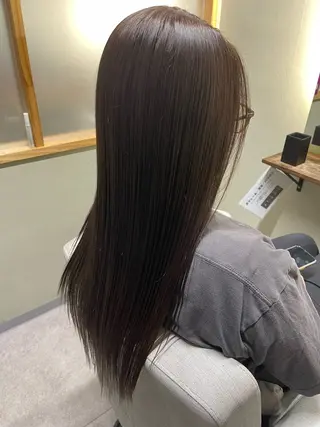 ロング 髪質改善/艶カラー/ 縮毛矯正🫟ダイキのヘアスタイル