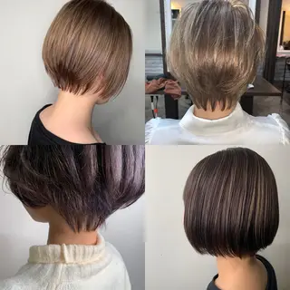 ショート カラー メンズサロン ANSWERのヘアスタイル