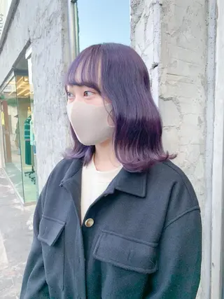 ミディアム カラー 🧸ミルクティー🧸 kousei🧸のヘアスタイル