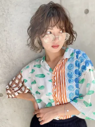 ミディアム LaBless 難波 kanonのヘアスタイル