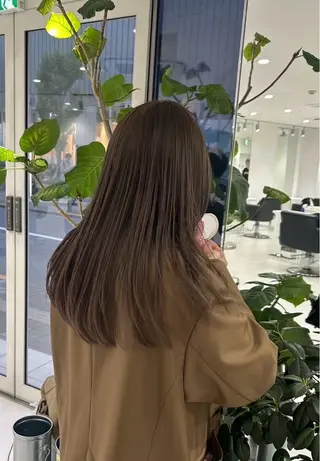 ロング カラー ベージュ/ブラウン/ aya🦙🩰🌿のヘアスタイル
