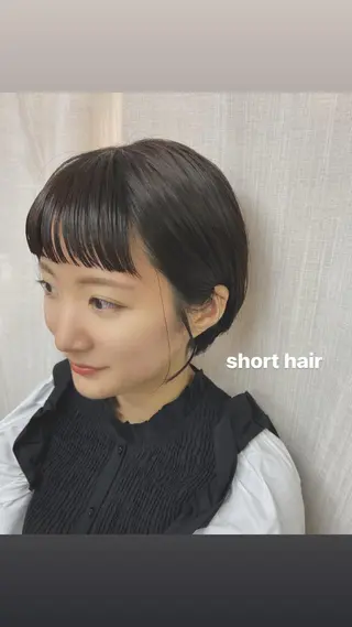 ショート 🌞ショートヘア🌝 江連露美🌛のヘアスタイル