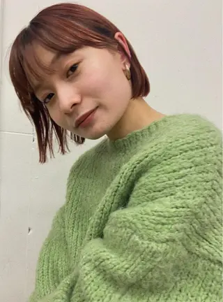 ショート カラー ヘアアレンジ ニュアンスヘア🌔 nanakoのヘアスタイル