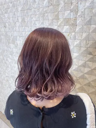 ミディアム カラー 豊中/髪質改善/ レイヤーカットミヅキのヘアスタイル