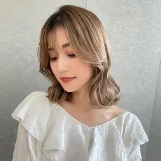 ミディアム カラー 🩷韓国ヘア/ヨシン モリ🩷Maikaのヘアスタイル