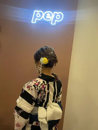 ヘアアレンジ pep natsumiのヘアスタイル