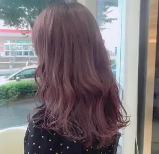 ロング カラー 滝本 里実のヘアスタイル