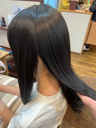 ロング パーマ 大人女子&髪改善専門 Nobuフリーランスのヘアスタイル