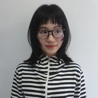 ミディアム 似合わせデザイン໒꒱ rioのヘアスタイル