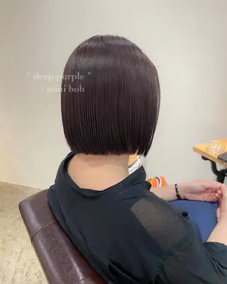 ミディアム カラー 板谷みさき /似合わせBobのヘアスタイル