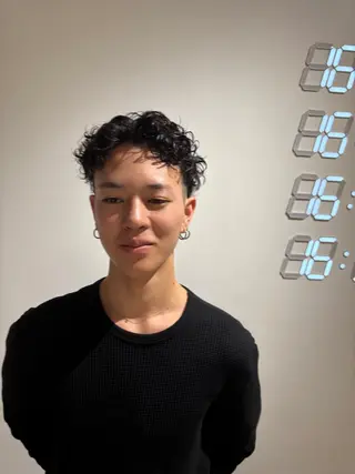 ショート パーマ メンズ 🌫️縮毛矯正/髪質 改善/ゆずる🌫️のヘアスタイル