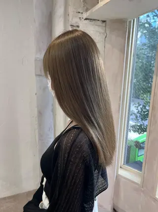 カラー ✨ブリーチなしカラー ×髪質改善✨松村 潤のヘアスタイル