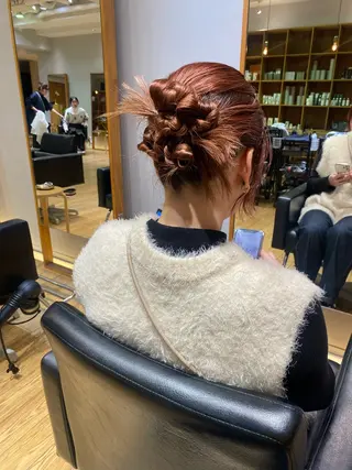 ヘアアレンジ 🎗️【ヘアセット 美眉】吉川玲🎗️のヘアスタイル