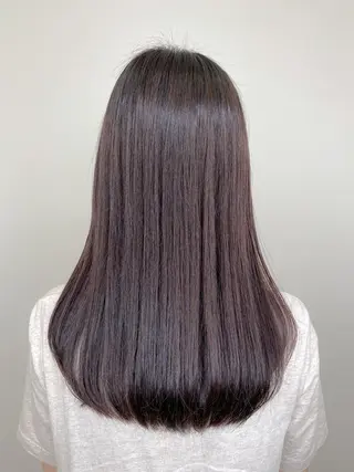 セミロング カラー 【透明感、艶髪】西村 有司のヘアスタイル