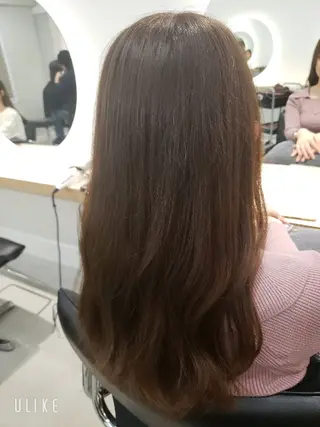 セミロング 透明感カラー×髪質改 善✨️町田築✨️のヘアスタイル