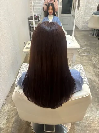 ロング カラー 山﨑彩乃 🫧 髪質改善✨️のヘアスタイル