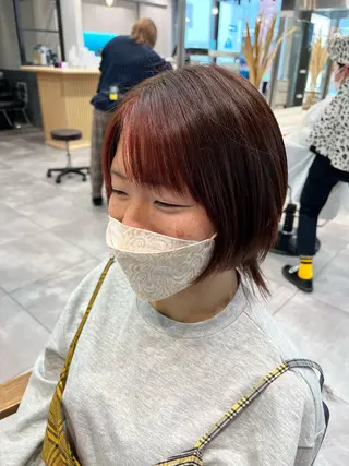 ミディアム カラー 🌞レイヤー×カラー 前川那津美🌞のヘアスタイル