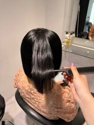 ショート カラー 表参道♡暗髪♡ 艶カラー♡アユミのヘアスタイル