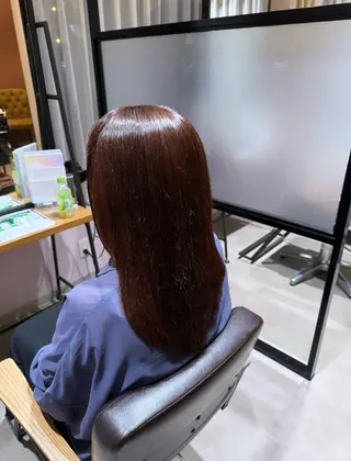 セミロング 森 いずなのヘアスタイル