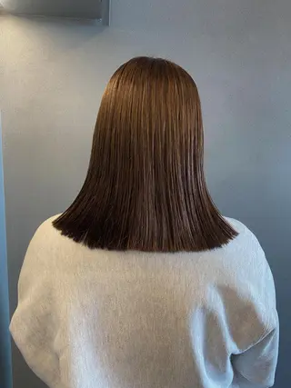ミディアム カラー 砂原 ひよりのヘアスタイル