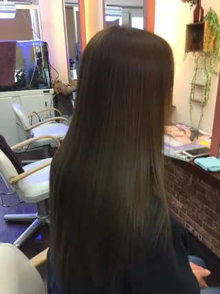 ロング カラー パーマ 桧山 真のヘアスタイル