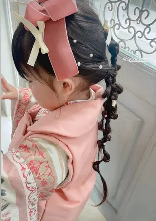 ヘアアレンジ キッズ ヘアメイク acoのヘアスタイル