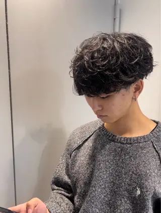 パーマ メンズ 👑メンズパーマ屋 👑/栄/馬場斗生のヘアスタイル