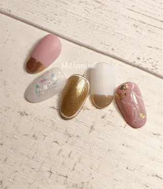 ネイル 北浦和 自爪育成ケアのネイルデザイン