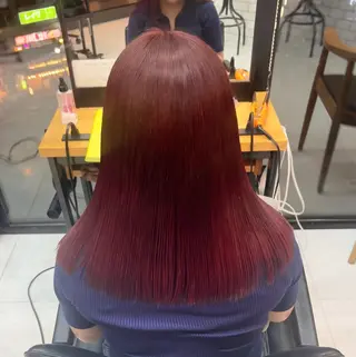カラー 柔め透明感血色カラー 暖色/レイヤー/ゆいのヘアスタイル