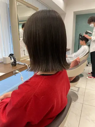ミディアム カラー 店長福島成美/髪質 改善縮毛矯正/カラーのヘアスタイル