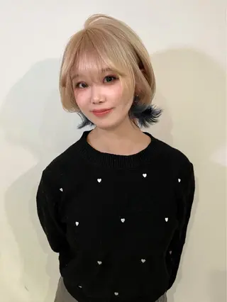 ショート ROIS 表参道所属・ハイトーン🫧艶髪 MAIKAのヘアスタイル
