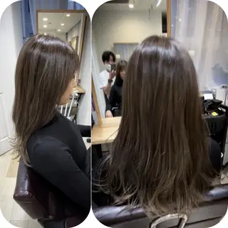 ロング パーソナルカラー lapiax阿部のヘアスタイル