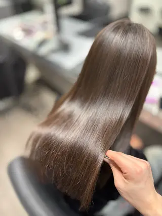 ロング 【美髪/艶縮毛矯正】 ☘️Taketo☘️のヘアスタイル