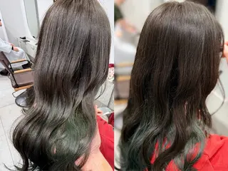 セミロング カラー 艶髪✨　徳丸 瞭のヘアスタイル