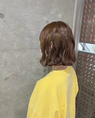 ショート パーマ ボブパーマコテ巻き風 パーマNo1深江秀平のヘアスタイル