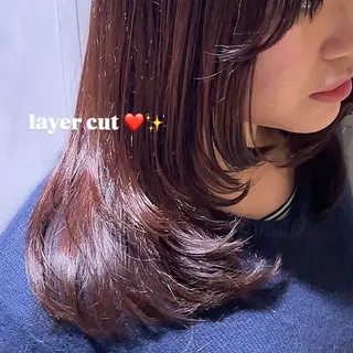 ミディアム 黒田 優里 🎀🫧のヘアスタイル
