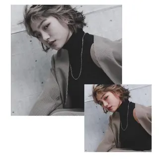 ミディアム ヘアアレンジ Ida Akaneのヘアスタイル