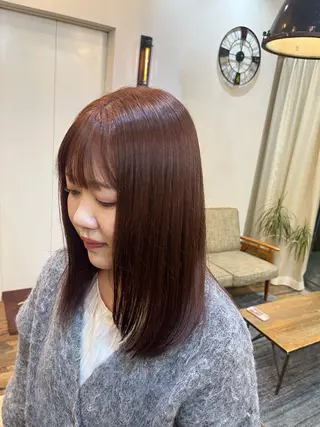 カラー ブリーチ◎／ 銀座／秋葉香乃のヘアスタイル