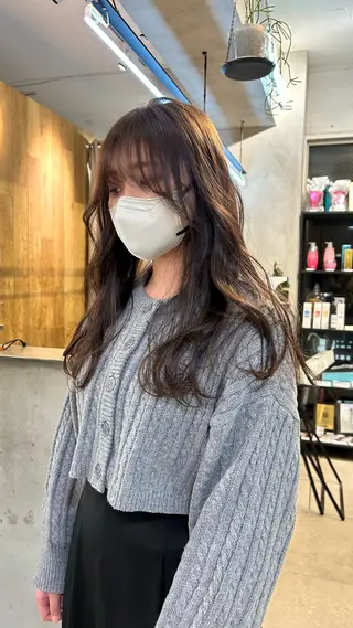 ロング カラー じゅわっと暖色カラー 🍊Moemiのヘアスタイル