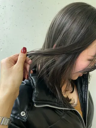 セミロング カラー 🪐ナチュラルモード ヘア🪐honokaのヘアスタイル