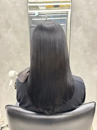 ロング カラー すぐ巻ける縮毛矯正 🍀勝倉　麗のヘアスタイル