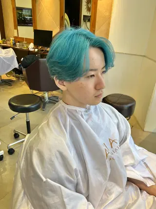 カラー メンズ カットが上手い 💇♂🌸サク🌸のヘアスタイル