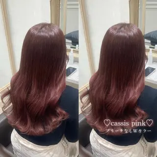 ロング カラー 菅村 緋莉🎀ガーリーヘアのヘアスタイル