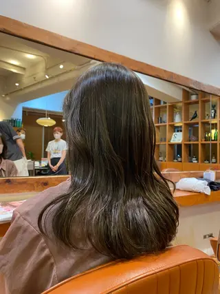 ミディアム 長澤 しずくのヘアスタイル