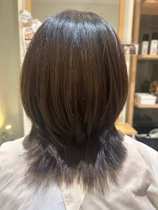 ミディアム 青井 梨紗のヘアスタイル