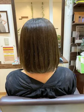 ミディアム カラー サトウ シューイチのヘアスタイル