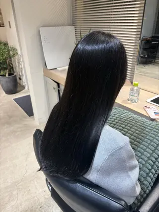 ロング パーマ SHEA /縮毛矯正 イソダハルカのヘアスタイル
