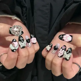 ネイル パラあり！フィルイン 美フォルムのネイルデザイン