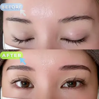 アイブロウ 𝙍𝙀𝙄𝙆𝘼 ♡束感まつ毛のマツエク・マツパデザイン