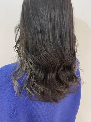 ロング カラー 佐藤 梨里花 ❤︎のヘアスタイル